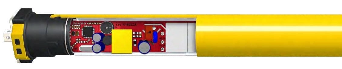 AM45 Elektronik Limitli, Alıcılı, Engel Tanıma Özellikli Panjur Motoru